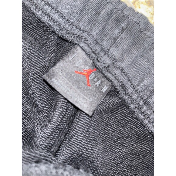 Jordan x Two 18 Premium Heavyweight Terry Shorts Black DV6964-010 Men L Pockets - Picture 8 of 10